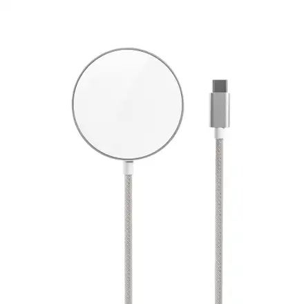iStores by Epico UltraBase Qi2 Mag+ bezdrátová nabíječka EO50 - stříbrná