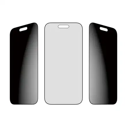 72PanzerGlass ochranné sklo UWF 2-Way Privacy pro iPhone Air - Black Frame