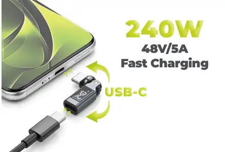 Mobile Origin 240W Display 540° Rotation USB-C Adapter CB15