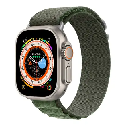 Devia řemínek Deluxe Series Sport5 Nylon Braided Adjustable Band 44/45/49mm - Army Green