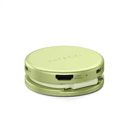 Satechi USB-C Hub OntheGo 5-in-1 Multiport Adapter - Citrus