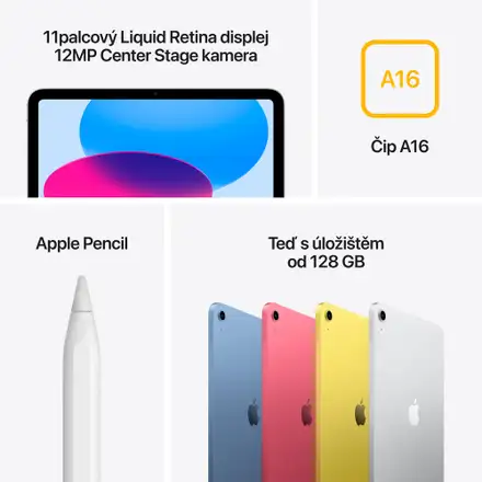 iPad 11" Wi-Fi 256GB Růžový