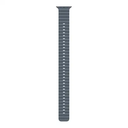 Apple Watch 49mm Anchor Blue Ocean Band Extension - Natural Titanium Finish