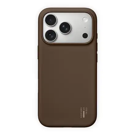 iDeal Silicone Case MagSafe iPhone 17 Pro Max/18 Pro Max Mocha Mousse