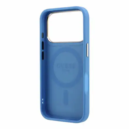 Guess PU 4G Ring Stand MagSafe kryt iPhone 18 Pro Max růžový