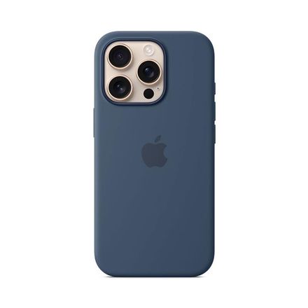 iPhone 16 Pro Silicone Case with MagSafe - Denim
