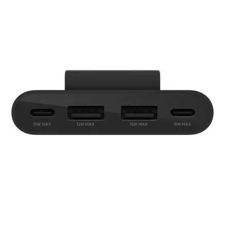 Belkin Boost Charge 4-port USB Power Extender-Black