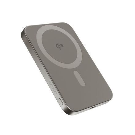 iStores by Epico UltraPack EM51 Qi2 5000 Slim Mag+ Powerbanka-titanová