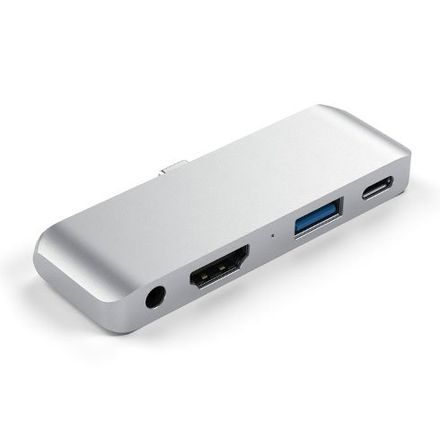 Satechi USB-C Mobile Pro Hub pro iPad Pro 2018 - Silver