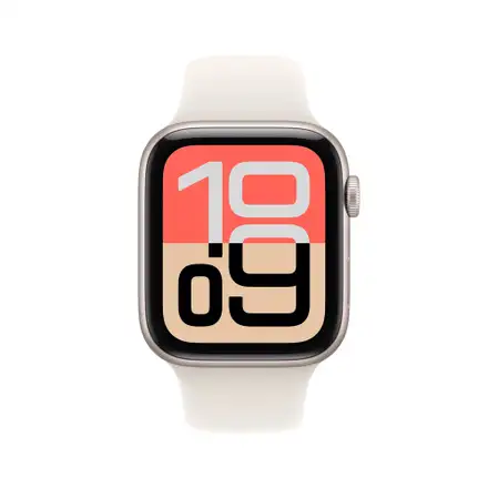 Apple Watch SE 3 GPS 40mm Hvězdně bílý hliník s hvězdně bílým sportovním řemínkem - M/L