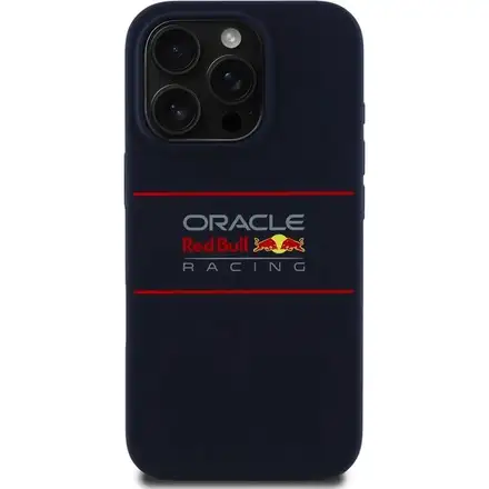 Red Bull Silicone Horizontal Logo MagSafe Zadní Kryt pro iPhone 16 Pro Max modrý