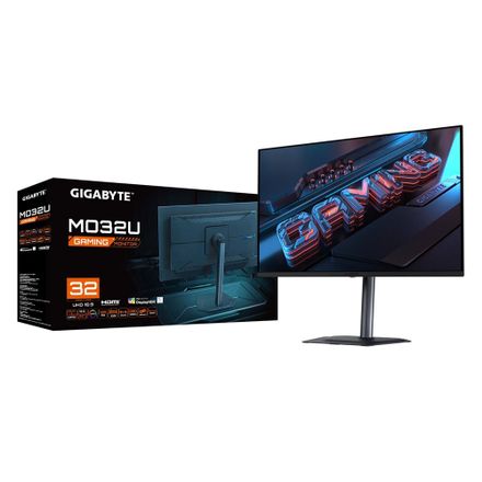 Gigabyte LCD MO32U herní monitor 32"UHD 3840X2160, QD-Oled, 165Hz, reproduktory, KVM, USB-C, 2xhdmi, DP