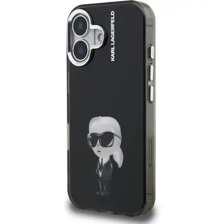 Karl Lagerfeld IML Aquarelle Karl kryt iPhone 16 černý