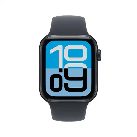 Apple Watch SE 3 GPS 40mm Temně inkoustový hliník s temně inkoustovým sportovním řemínkem - S/M