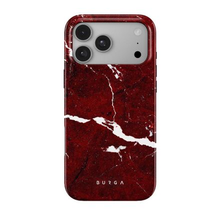 Burga kryt Iconic Red Ruby Tough Magsafe Case pro iPhone 17 Pro/18 Pro