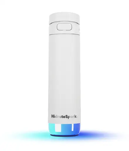 HidrateSpark PRO 2 - chytrá lahev s brčkem, 621 ml, bílá