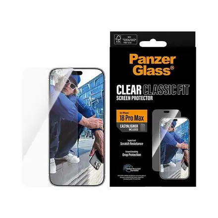PanzerGlass ochranné sklo UWF Classic Fit pro iPhone 18 Pro Max-Clear