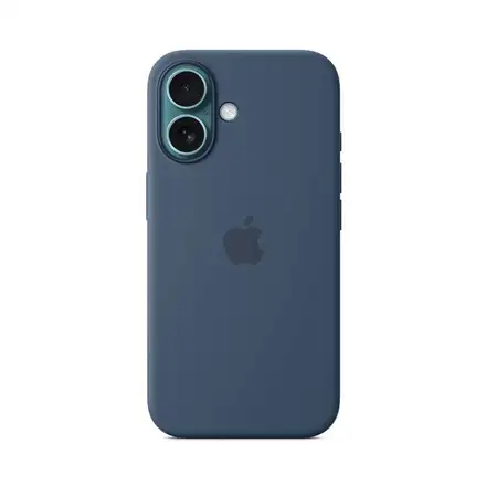 iPhone 16 Silicone Case with MagSafe - Denimová