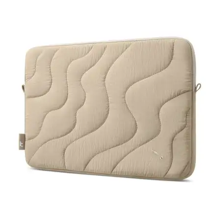 Tomtoc Terra Sleeve pro Macbook Air 13" (M2-M5)/Pro 13" - Natural Sand