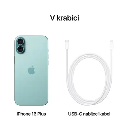 iPhone 16 Plus 128GB modrozelená
