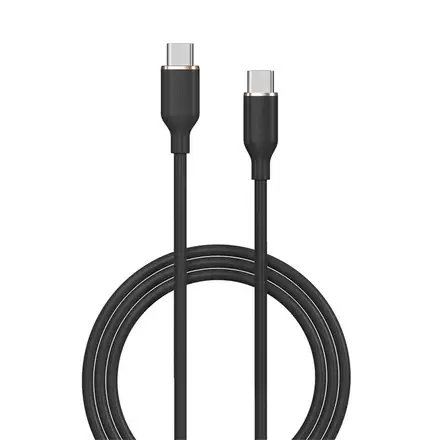 Devia kabel USB-C to USB-C Jelly Series Silicone Cable 1.2m - Black