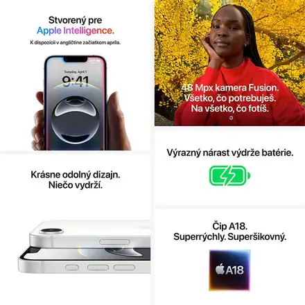 iPhone 16e 128 GB bílý *Rozbalený*