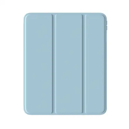 Devia pouzdro Leather Case with Pencil Slot pro iPad Pro 11" M4/M5 - Light Blue