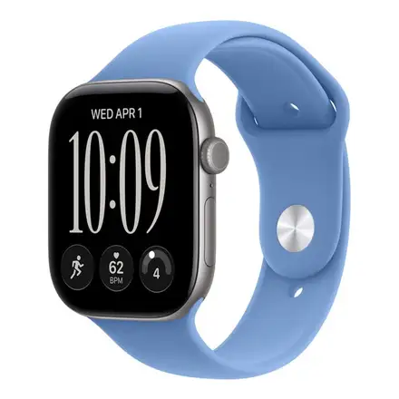 Apple Watch 46mm Wildflower Blue Sport Band-S/M