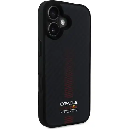 Red Bull Carbon Powerbar MagSafe Zadní Kryt pro iPhone 16 Plus černý