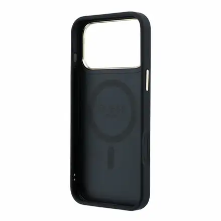 Guess PU 4G Ring Stand MagSafe kryt iPhone 18 Pro černý