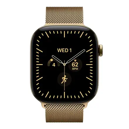 Apple Watch 46mm Radiant Gold Milanese Loop-S/M