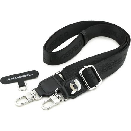 Karl Lagerfeld Universal Crossbody Popruh Karl Patch černý