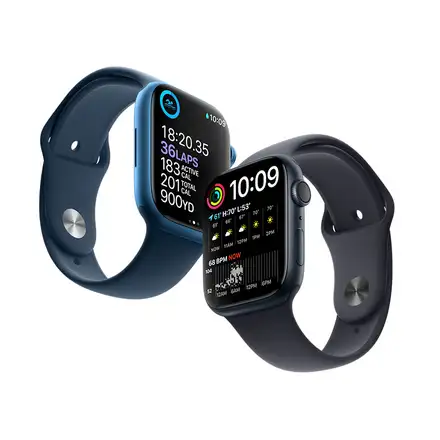 Apple Watch Series 7 GPS, 45mm Modrý hliník *Třída C*