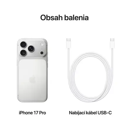 iPhone 17 Pro 512GB Stříbrná *Aktivovaný*