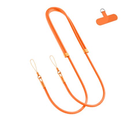 Spello Rope Crossbody Strap - oranžová