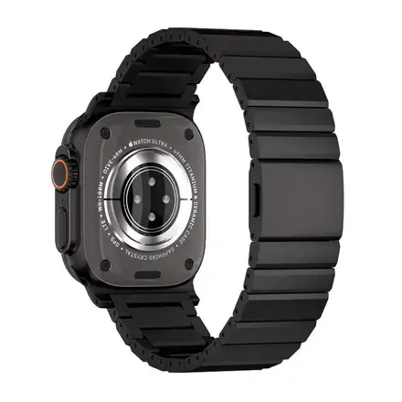 Mobile Origin řemínek Titanium Band Modena pro Apple Watch Ultra 49mm - Black