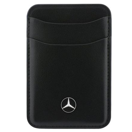 Mercedes PU Leather MagSafe Card Holder Peněženka černá