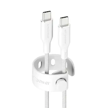 PanzerGlass kabel EMPOWER Racing USB-C na USB-C 2m 240W - bílý