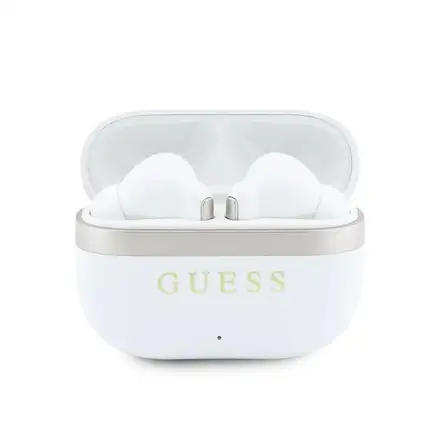 Guess Gold Line Glossy Finish TWS Bezdrátová Sluchátka bílá
