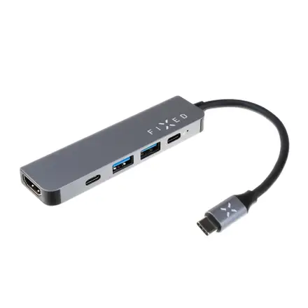 FIXED HUB Mini 5in1 s rozhraním USB-C pro notebooky a tablety