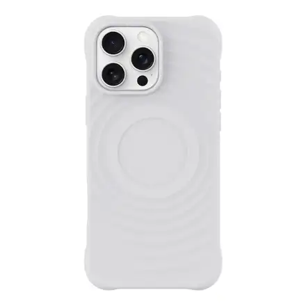 Devia kryt Ripple Magnetic Shockproof TPU Case pro iPhone 16 Pro Max - White