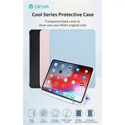 Devia pouzdro Cool Series Protective Case pro iPad 10-11 Gen 2022/2025 - Blue