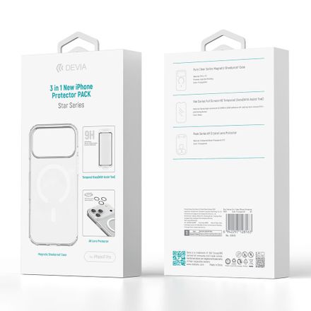 Devia Star Series 3 in 1 iPhone Protector Pack pro iPhone 17 Pro