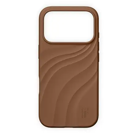 iDeal Fashion Soft Swirl Silicone Case MagSafe iPhone 17 Pro Max/18 Pro Max Salted Caramel