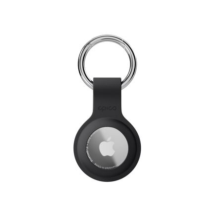 Epico silikonové pouzdro s plnou zadní stranou pro AirTag - černá