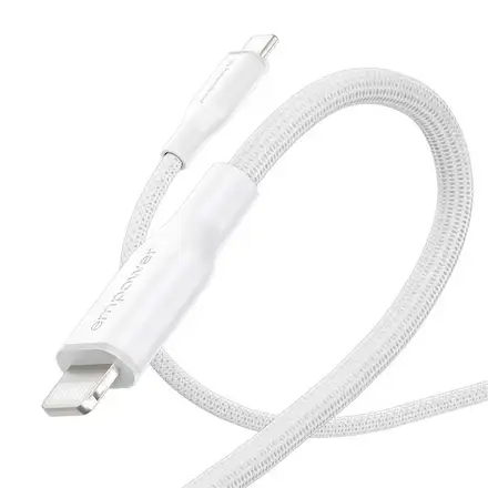 PanzerGlass kabel EMPOWER Racing USB-C/Lightning 1,2 m - bílý