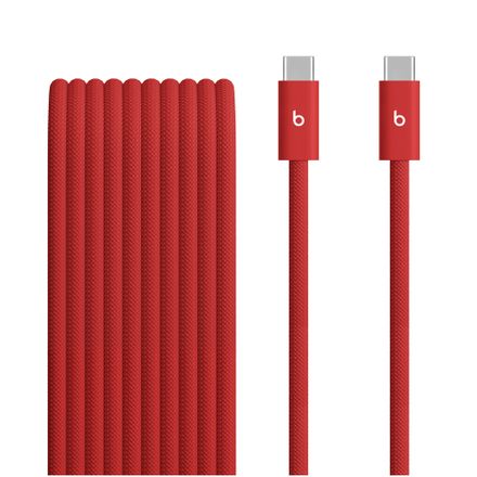 Apple Beats 240W USB-C do USB-C Braided Cable (3 m)-Rapid Red