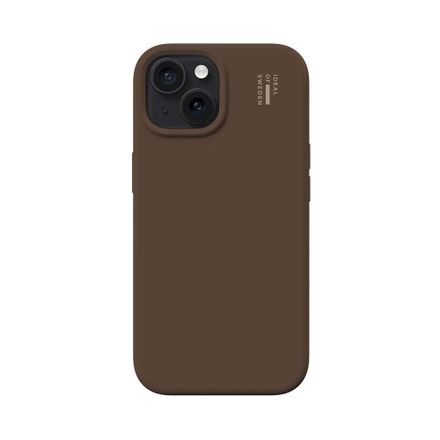 iDeal Silicone Case MagSafe iPhone 13/14/15/16e/17e Mocha Mousse