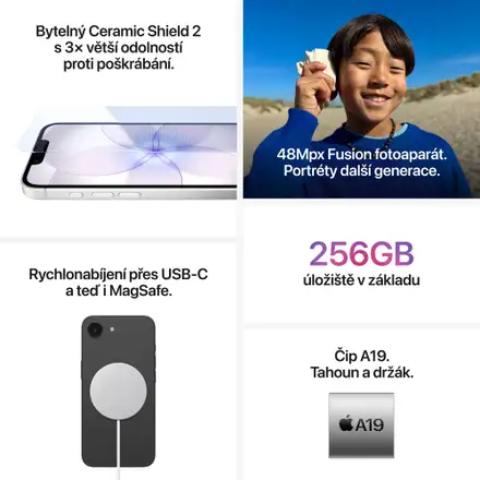 iPhone 17e 256GB Černá