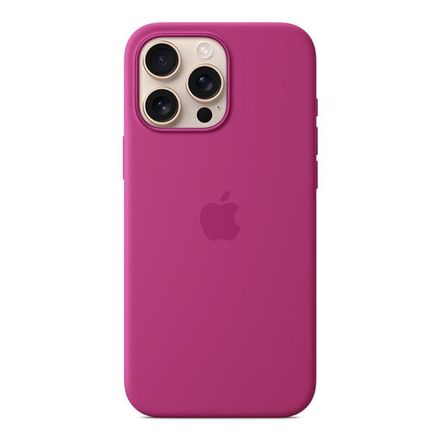 iPhone 16 Pro Max Silicone Case with MagSafe - Fuchsia